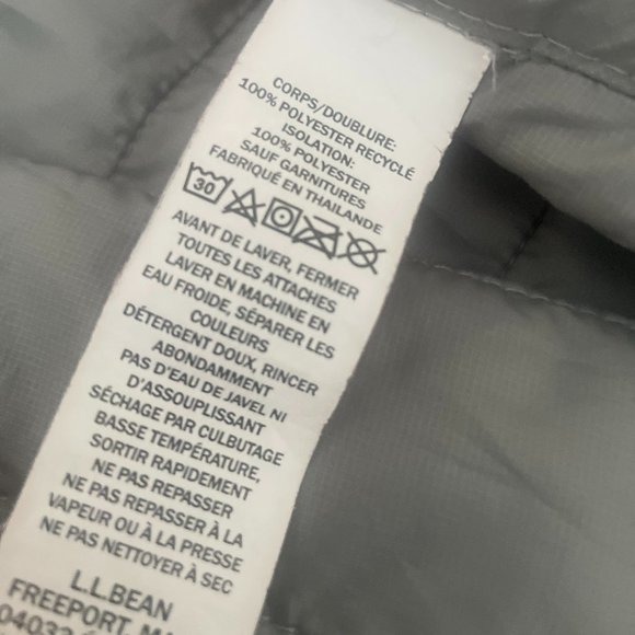 LL Bean Pack Away Light Weight Jacket - Picture 6 of 7